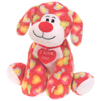 Valentine Dog Plush Toys